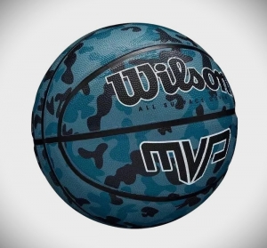 Míč basketbal Wilson MVP CAMO BLUE