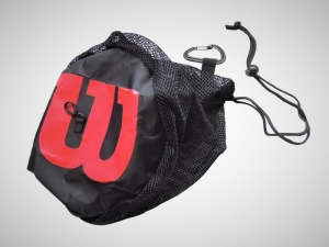 Síťka - pytel - vak na basketbalový míč Wilson SINGLE BALL BSKT BAG