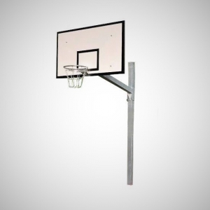 Basketbalová konstrukce streetball - deska 120 x 90 cm - koš - síťka